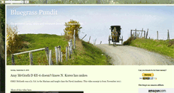 Desktop Screenshot of bluegrasspundit.com